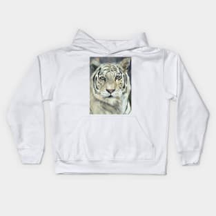 White tiger Kids Hoodie